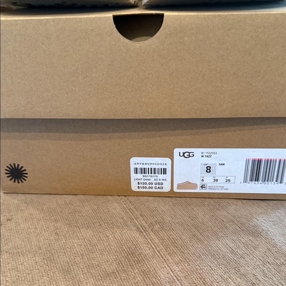 UGG Tazz Slides Sand Size 8. Excellent used condition. - Picture 2 of 7